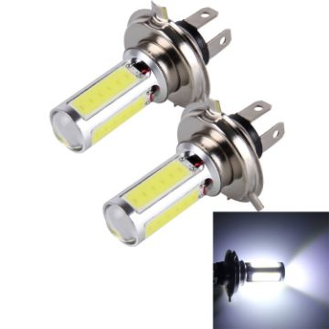 H4 20W 1250LM 6000K 5 COB LED Car Fog Lights 2PCS DC 12V White - 1