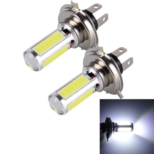 H4 20W 1250LM 6000K 5 COB LED Car Fog Lights 2PCS DC 12V White - 1