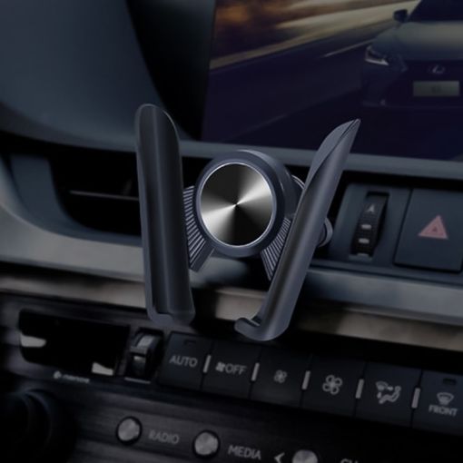Universal Car Air Vent Phone Holder, 6-8.5cm Clip for iPhone, Galaxy, More - 1
