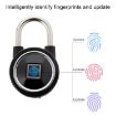 Waterproof Bluetooth Fingerprint Padlock - Remote Unlock for iOS/Android - 8