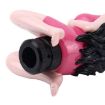 Universal Magenta Gear Shift Knob with Rubber Covers for All Cars - 4