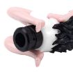 Universal White Gear Shift Knob with Rubber Covers for All Cars - 4