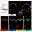 10 PCS 2W T3 Wedge LED Dashboard Gauge Bulbs - Blue Light - 6