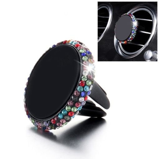 Diamond Magnetic Car Air Vent Phone Holder - Multiple Colors Available - 1