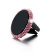 Pink Car Diamond Magnetic Air Outlet Phone Holder - Mobile Mount Accessory - 2