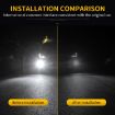 H7 Car Fog Light Bulbs 66LEDs 6000K 655LM 2PCS DC9-16V 8.2W SMD-2016 - 9