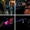 Pink 2M Cold Light Flexible LED Strip for Car Decoration - 9
