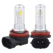 H8/H11 40W 800LM 6000K 8 LED Car Fog Lights 12V White (2 PCS) - 2