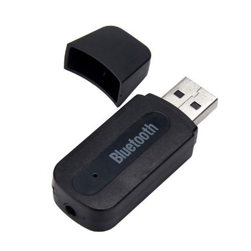 M1 Bluetooth Audio Transmitter Receiver Adapter - Portable Player Black - 1