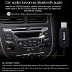 M1 Bluetooth Audio Transmitter Receiver Adapter - Portable Player Black - 9