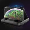Carbon Fiber Texture Silicon Phone Holder for 3.5-6.8" Cellphones - 2