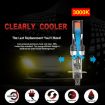 H1 Car LED Fog Light 2PCS 12W 3000K 800LM 12LEDs SMD-3030 Yellow - 4