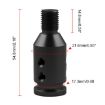 Blue Car Threaded Shifter Gear Shift Knob Adapter 12 x 1.25 - 4