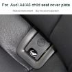Audi A4 2009-2016 Grey Car Rear Child Seat Isofix Cover - 4