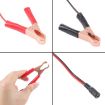Car DC 5.5x2.1 Interface Crocodile Clip Charging Cable - 4