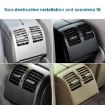 Mercedes-Benz W204 Rear AC Outlet Panel 2007-2014, Left Drive, Black - 5