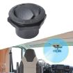 60mm Round AC Air Outlet Vent for RV Bus Boat Yacht Auto (Black) - 1