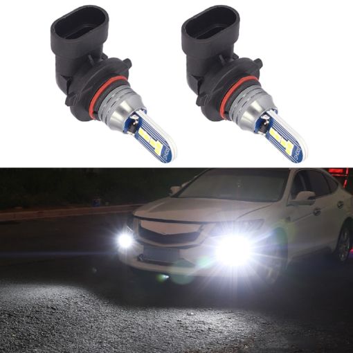 9006 DC12V 7.8W Car LED Fog Light - 1 Pair White Light - 1