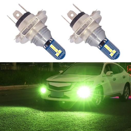 H4 DC12V 7.8W Lime Green Car LED Fog Light - 1 Pair - 1