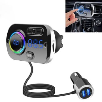 BC49BQ Car Radio Receiver Bluetooth MP3 Player FM Transmitter QC3.0 Charger - 1