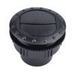 60mm Round AC Air Outlet Vent for RV Bus Boat Yacht Auto (Black) - 2