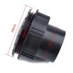 60mm Round AC Air Outlet Vent for RV Bus Boat Yacht Auto (Black) - 4