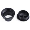 60mm Round AC Air Outlet Vent for RV Bus Boat Yacht Auto (Black) - 6