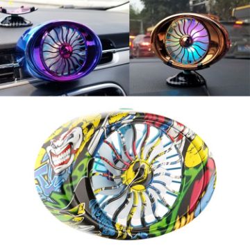 Portable Car Vent Fan with USB & LED Lamp - Multi-function Device - 1
