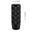 Universal Black Car Gear Shift Knob - Threaded Post Gear Head - 3