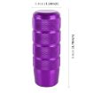 Universal Purple Car Gear Shift Knob - Threaded Post Gear Head - 3