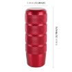 Red Universal Car Gear Shift Knob - Threaded Post Gear Head - 3