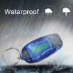 Portable Bicycle Taillight Helmet Light Running Warning Keychain (Red) - 6