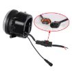 2 PCS 12V-30V 30W 1440LM 12LED 4" Car Fog Light Black Background - 6