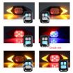 Rechargeable USB Bicycle Turn Light with Wireless Remote Control Tail Light - 8
