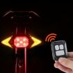 Rechargeable USB Bicycle Turn Light with Wireless Remote Control Tail Light - 9