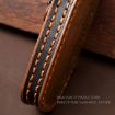 Hallmo Brown Cowhide Leather Key Cover for Haval H6 - 6