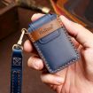 Volvo Car Key Cover - Brown Cowhide Leather Protective Case - 5