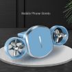 Blue Car Dual-turbo Air Outlet Magnetic Phone Holder with Aromatherapy - 2