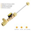 R410A R22 Spool Remover Tool with Dual SAE 1/4 & 5/16 Ports - 2