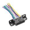OBD2 16Pin Female Connector J1962F, 10cm Cable Length - 1