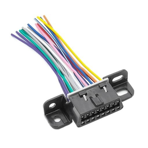 OBD2 16Pin Female Connector J1962F, 10cm Cable Length - 1