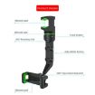 1st Gen Grey Multifunctional Car Rearview Mirror & Rear Seat Phone Holder - 2