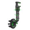 3rd Gen Green Car Rearview Mirror & Rear Seat Phone Holder - 4