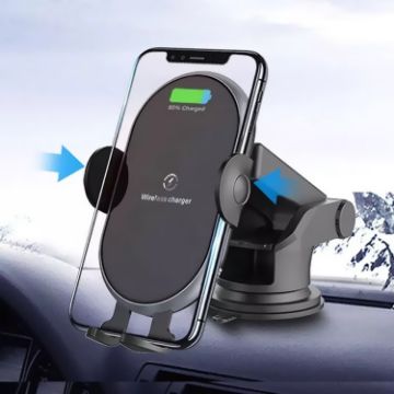 Smart Wireless Car Charger & Phone Holder - Universal Compatibility - 1