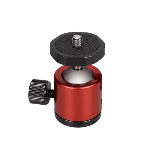 360 Rotation Panoramic Metal Ball Head for DSLR & Digital Cameras - Red - 1