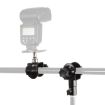 C-Type 2 in 1 Camera Umbrella Holder Clip Clamp for Tripod & Light Stand - 6