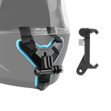 Helmet Belt & Phone Clamp Mount for GoPro, Insta360, DJI Action Cameras - 1