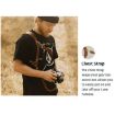 Left Shoulder Leather Camera Strap: Quick Release, Anti-Slip, Metal Hook - 9