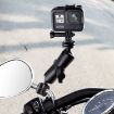 Motorcycle Mirror Mount Holder for GoPro, Insta360, DJI - 25mm Ball Head - 3