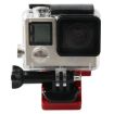 Red CNC Aluminum Motorcycle Rearview Mirror Bracket for GoPro & Action Cams - 2